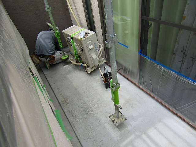 バルコニー　防水工事