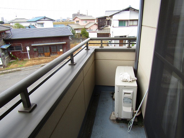 施工前のバルコニー