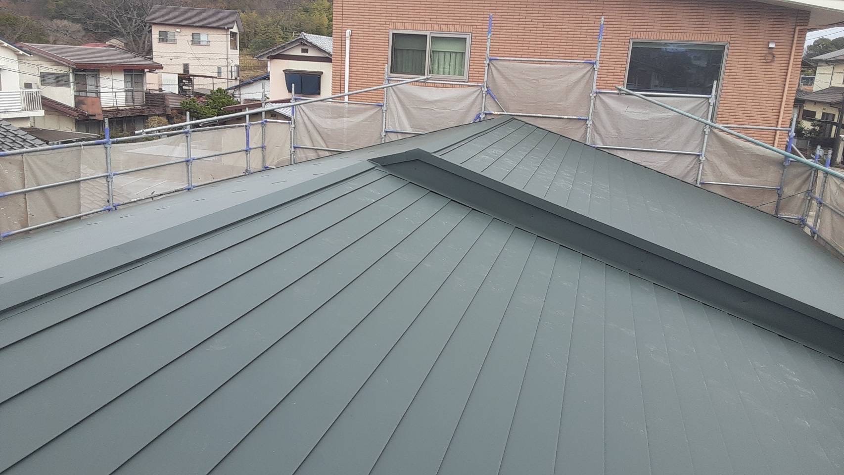 屋根完成