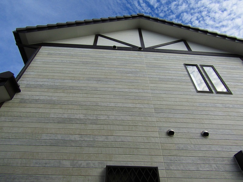 サイディング張り替え面完成