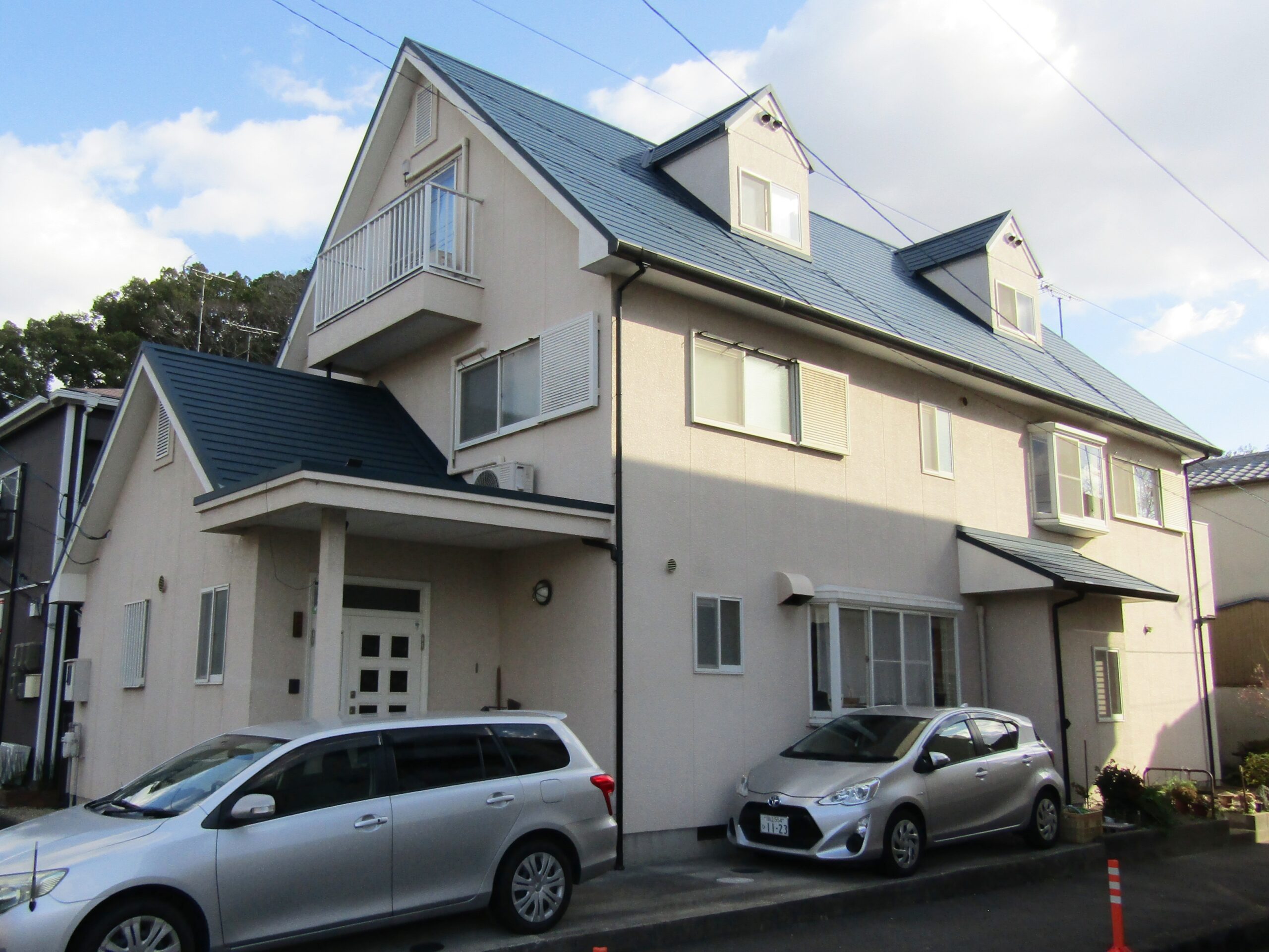 カバー工法の完成　全景