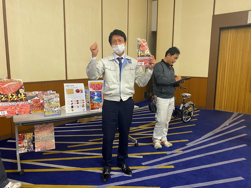 ビンゴ大会のようす