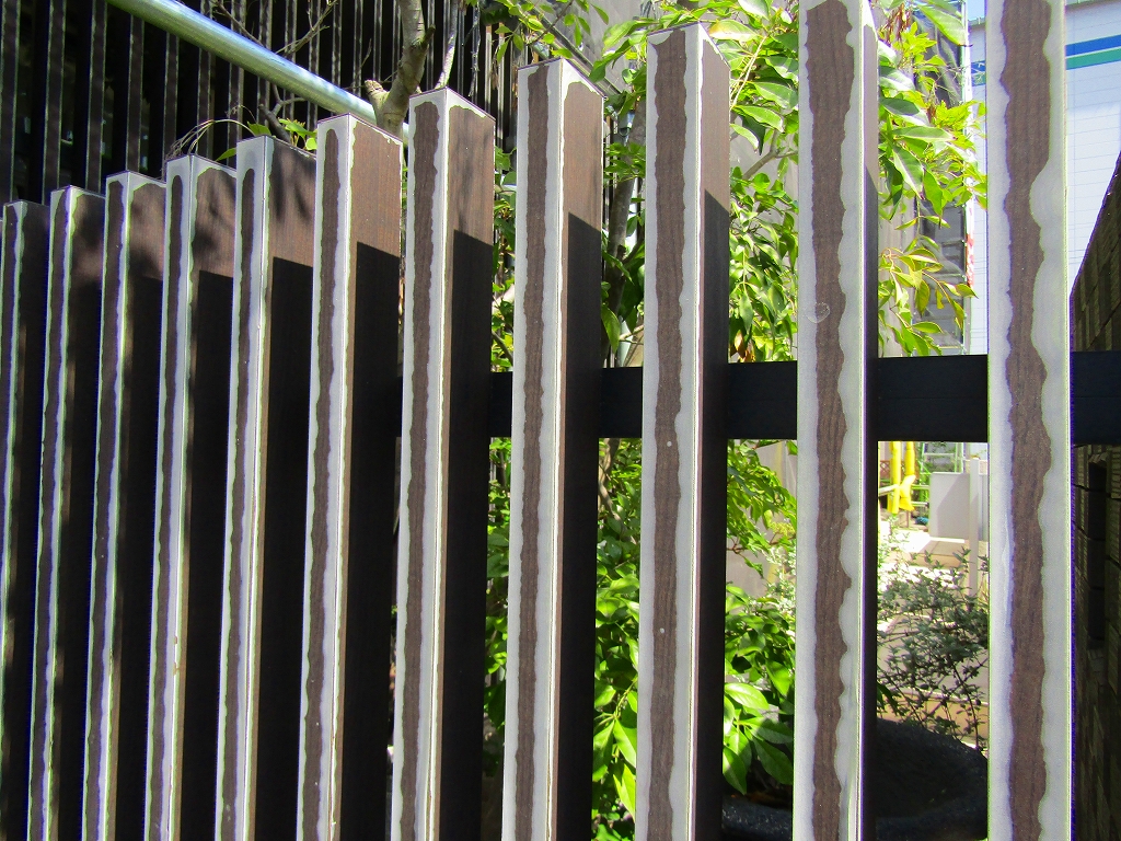 目隠しフェンス劣化